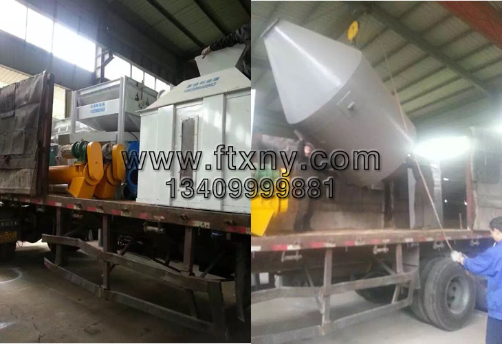 山西介休木屑顆粒機生產線發貨 山西介休木屑顆粒機生產線發貨